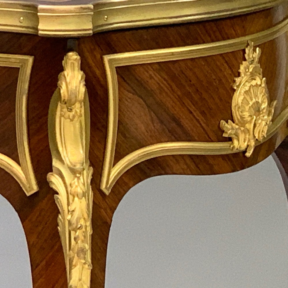 Francois Linke Rosewood Louis XV Style Side Table View III