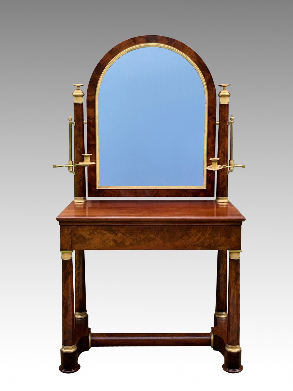 French Empire Period Flame Mahogany Dressing Table View II