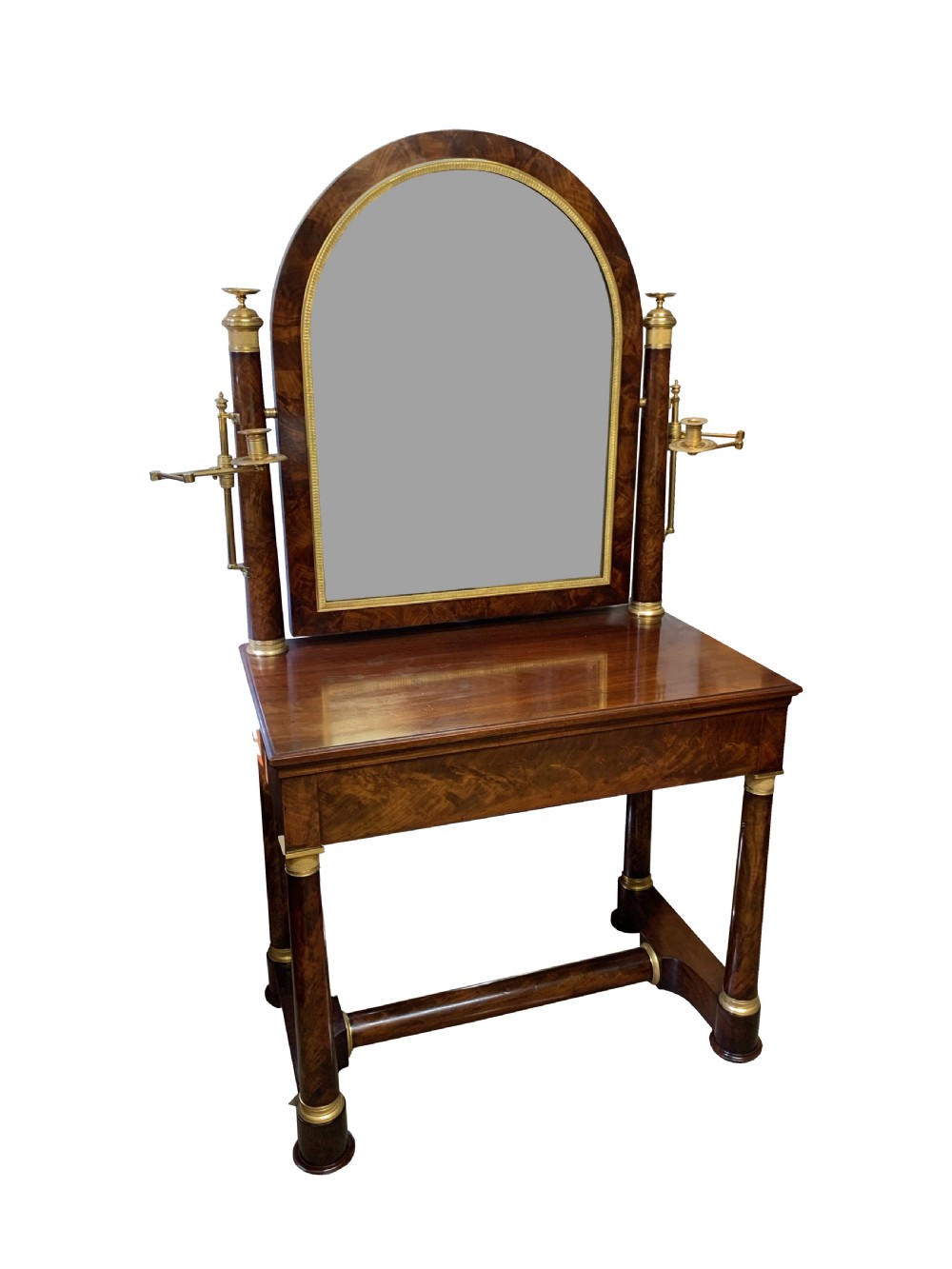French Empire Period Flame Mahogany Dressing Table View III