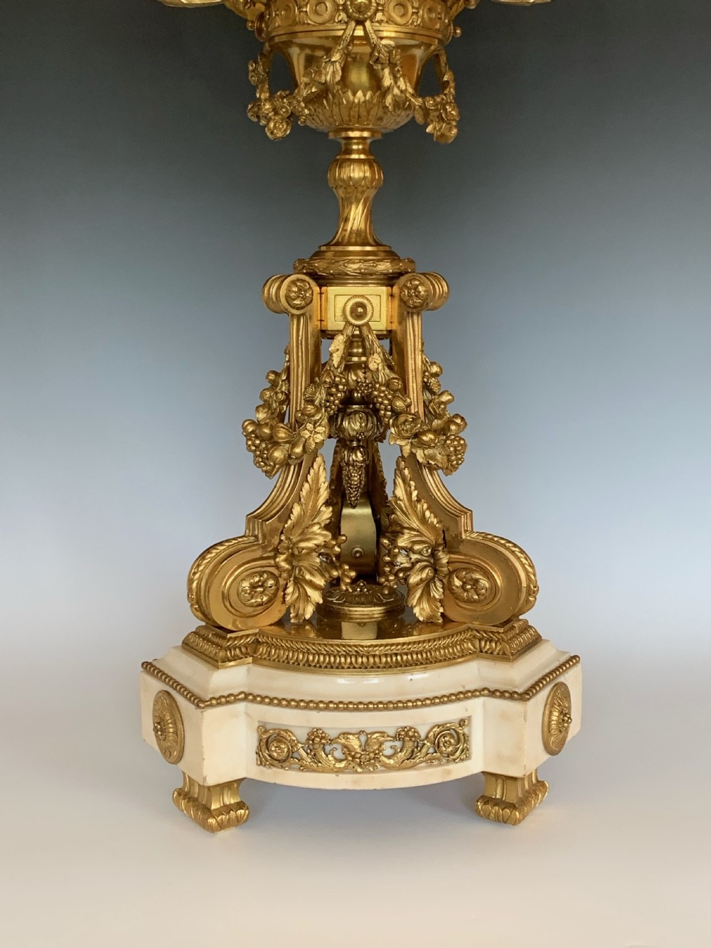 French Louis XVI Style Ormolu Candelabra View V