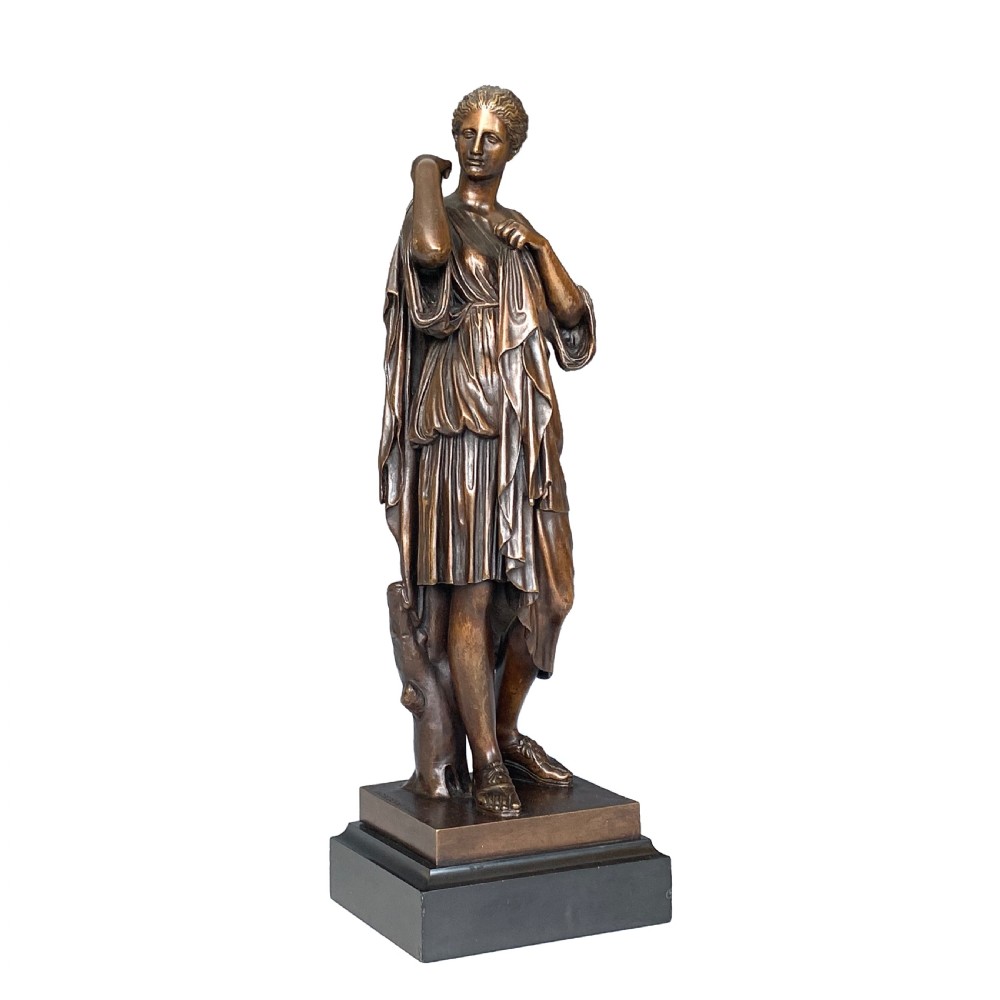 After The Antique Diana De Gabies by Barbedienne