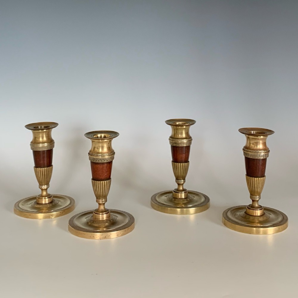 A Set of Four Regency Candlesticks View IV