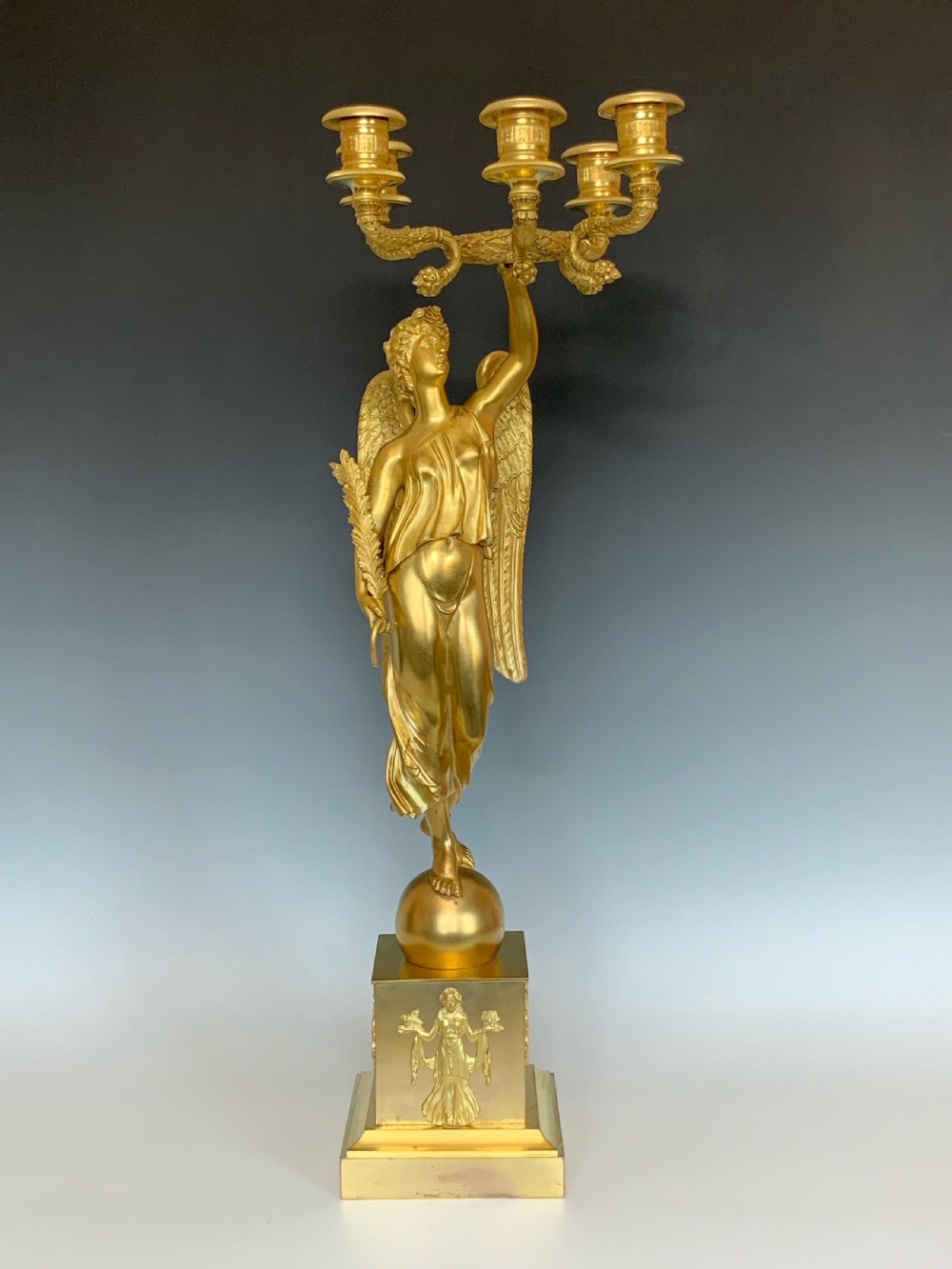 Fine Quality Ormolu Candelabra in the Empire Style