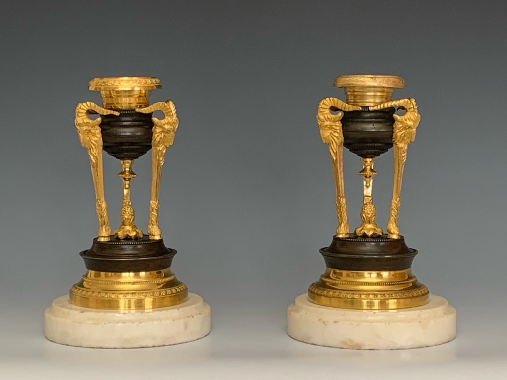 Fine pair of Regency Candlesticks