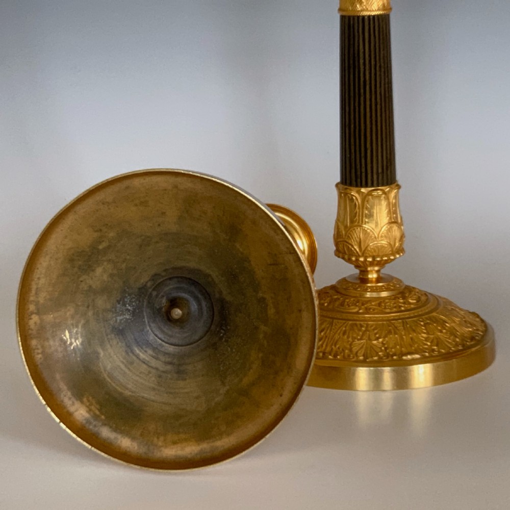 French Ormolu & Bronze Candlesticks View IV
