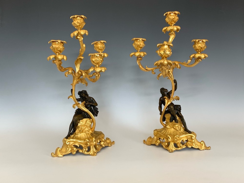 Napoleon III French Ormolu Candelabra View VII