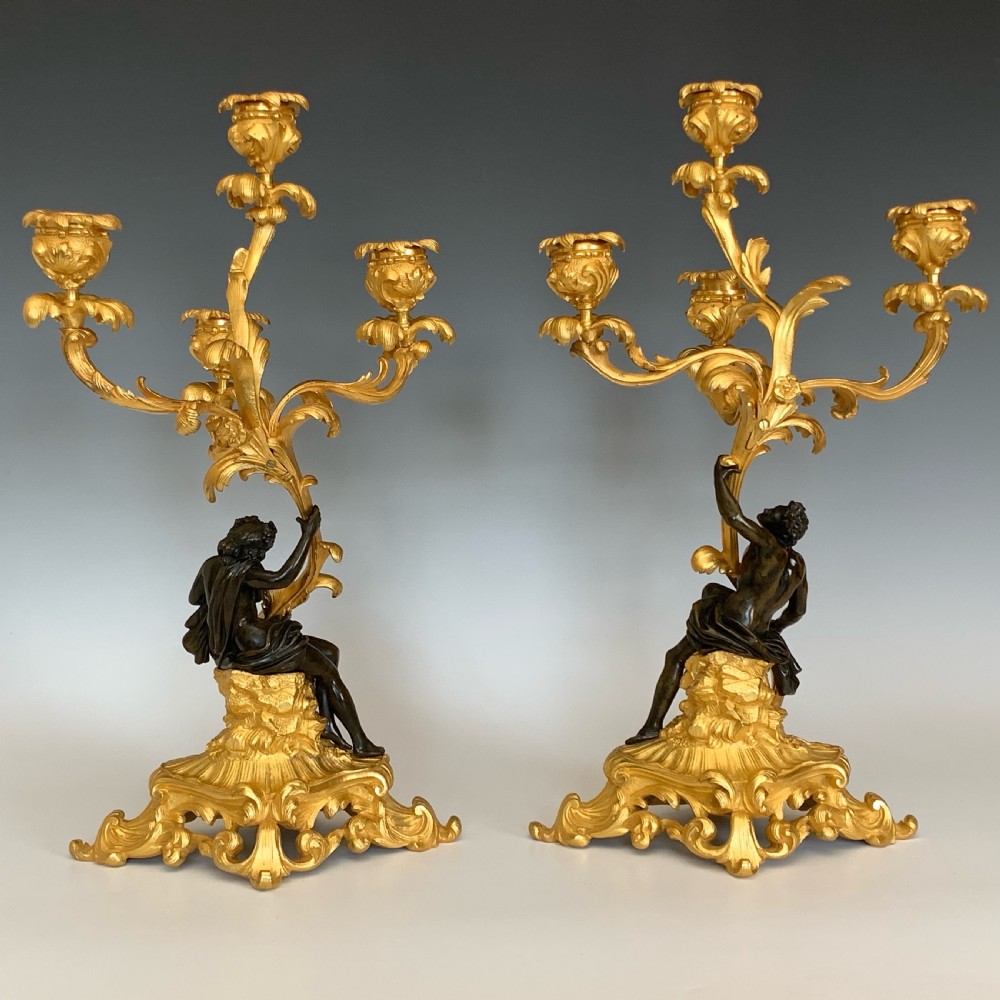 Napoleon III French Ormolu Candelabra View VIII