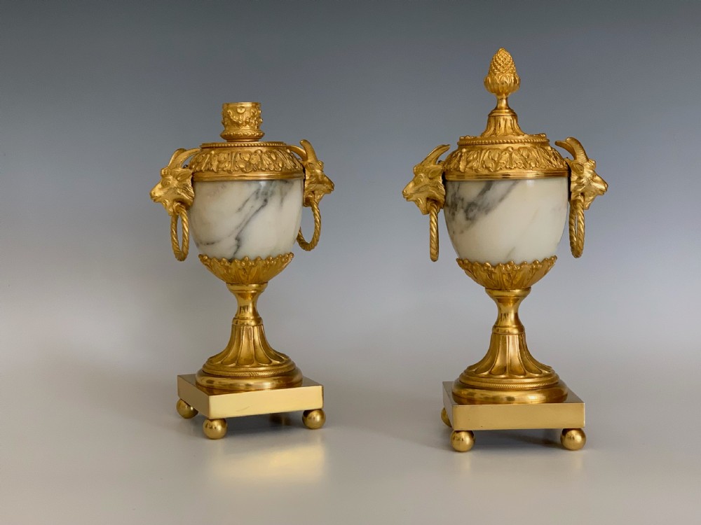 George III Ormolu Cassolettes View II