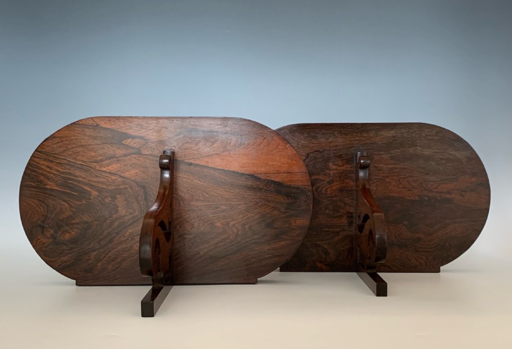 Mid Victorian Pair of Rosewood Wall Brackets View III