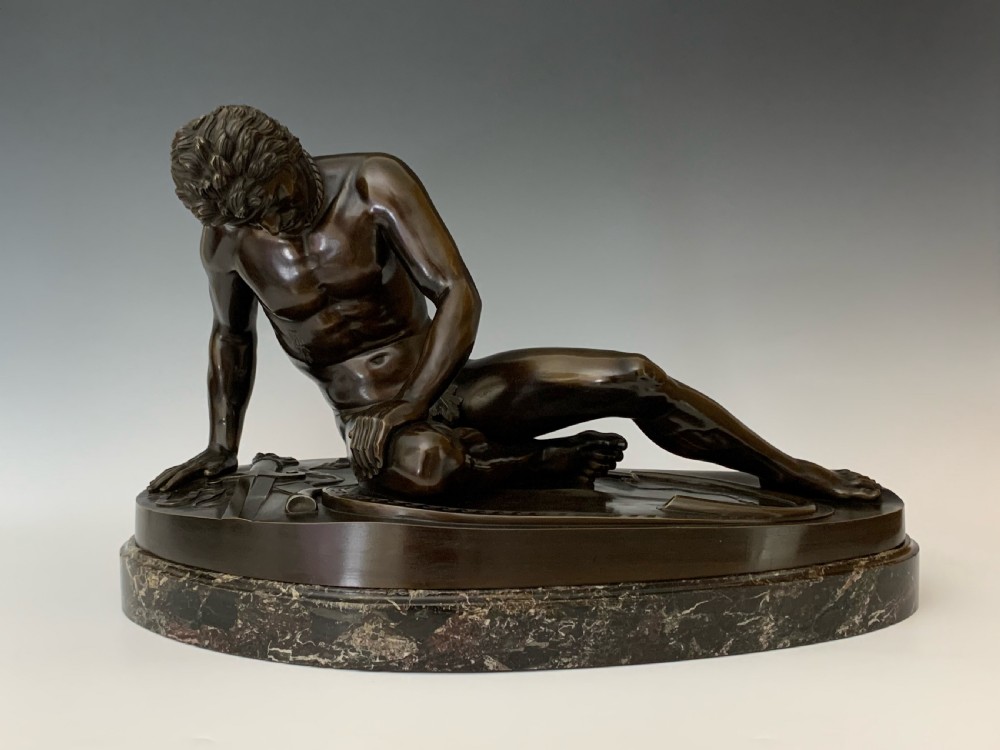Large French Grand Tour Bronze Dying Gaul