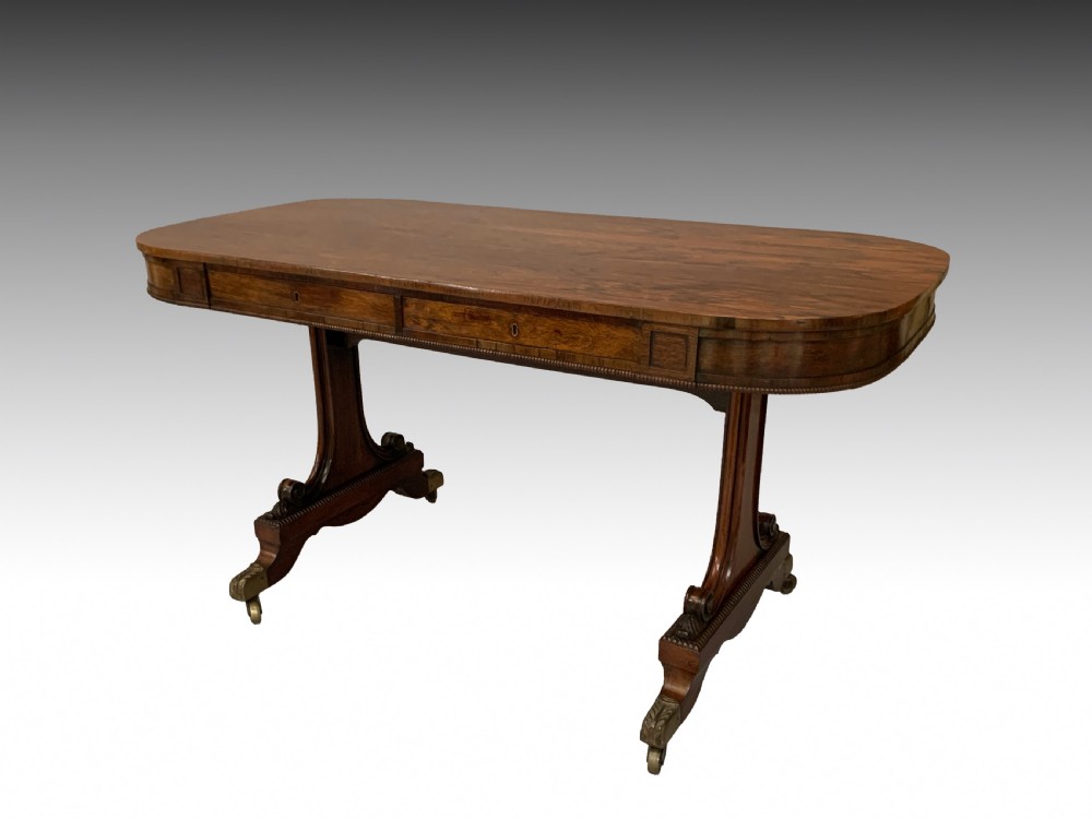 George IV Rosewood Library Table