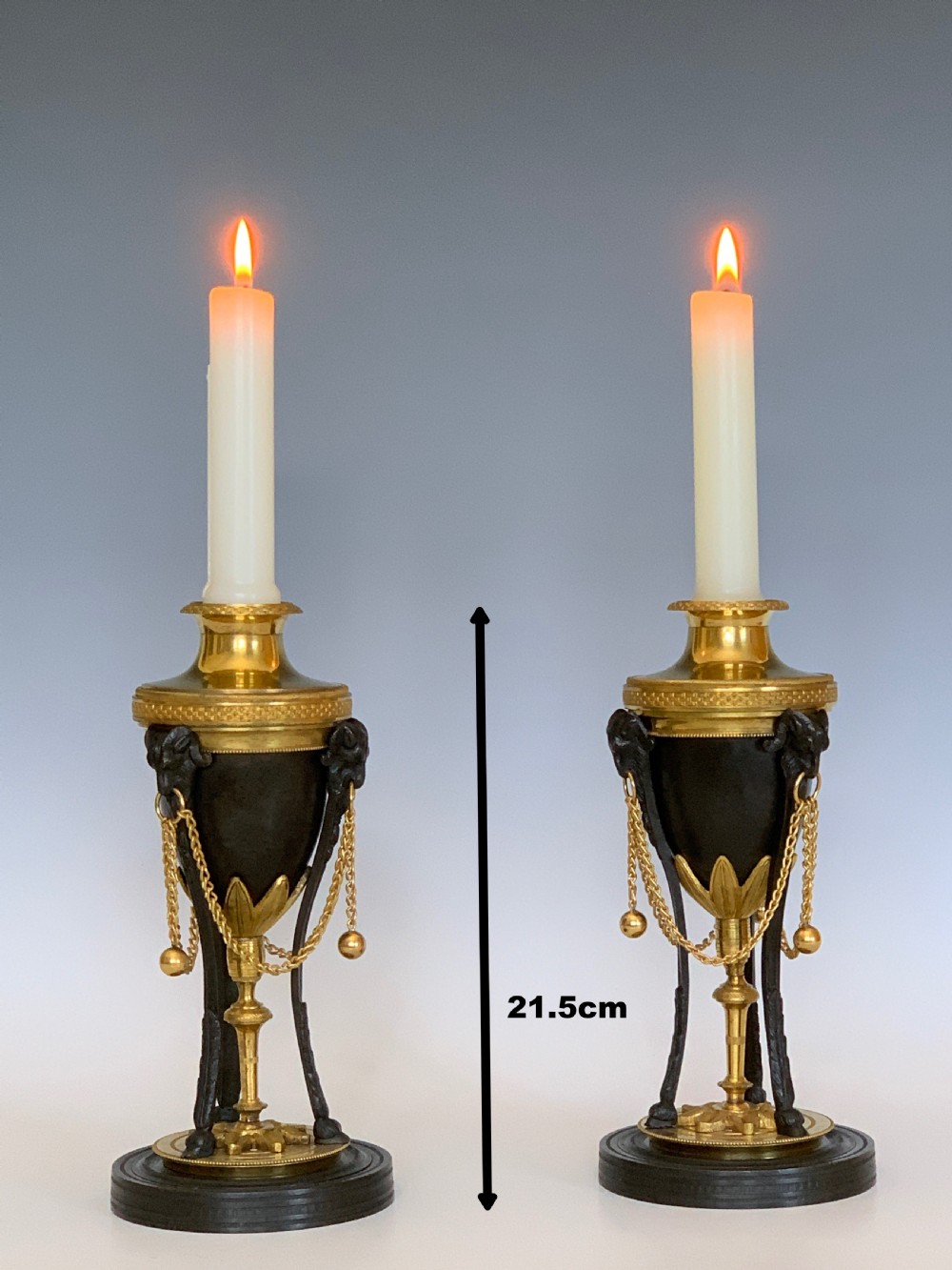 Antique Regency Bronze & Ormolu Cassolettes View VI