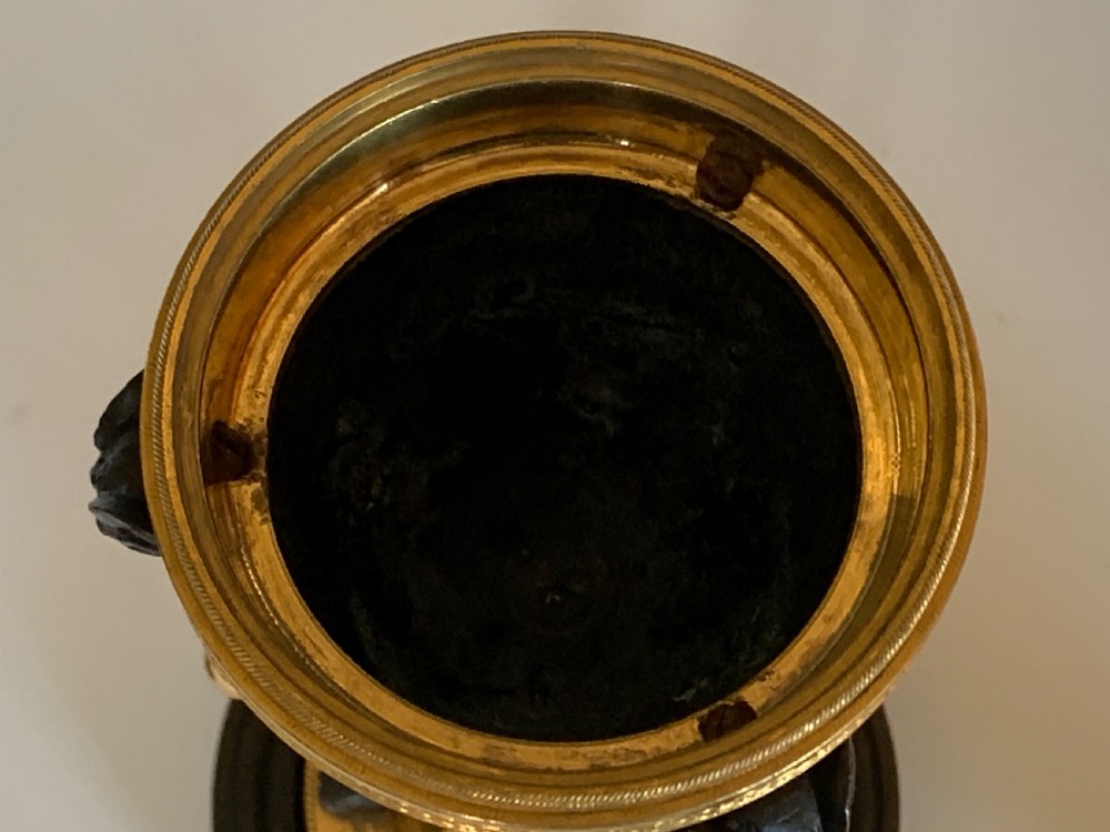 Antique Regency Bronze & Ormolu Cassolettes View VII