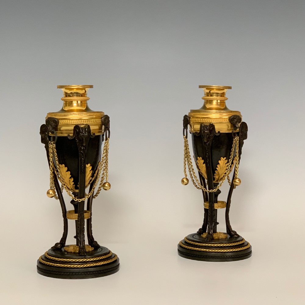 French Ormolu & Bronze Cassolettes in the Louis XVI Style View III