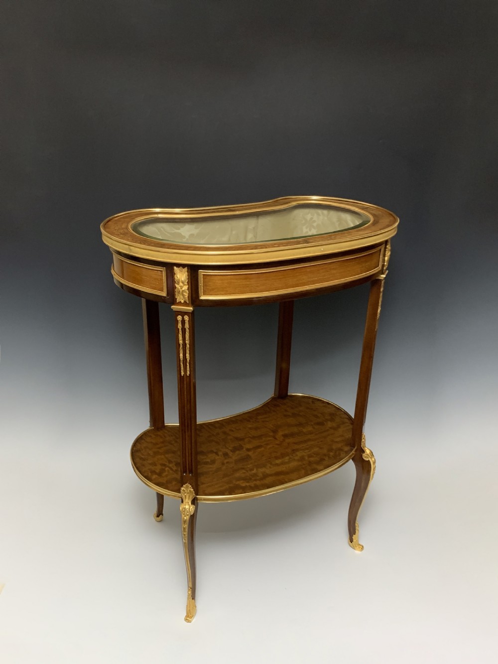 Victorian Ormolu Mounted Bijouterie Table Vitrine View III