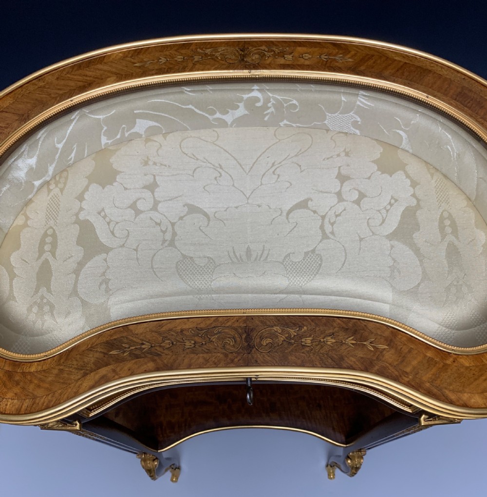 Victorian Ormolu Mounted Bijouterie Table Vitrine View VI