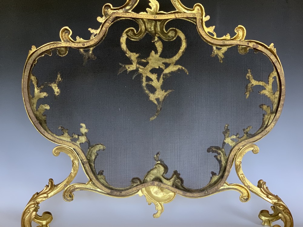 Fine French Fire Screen Ormolu Firescreen View II