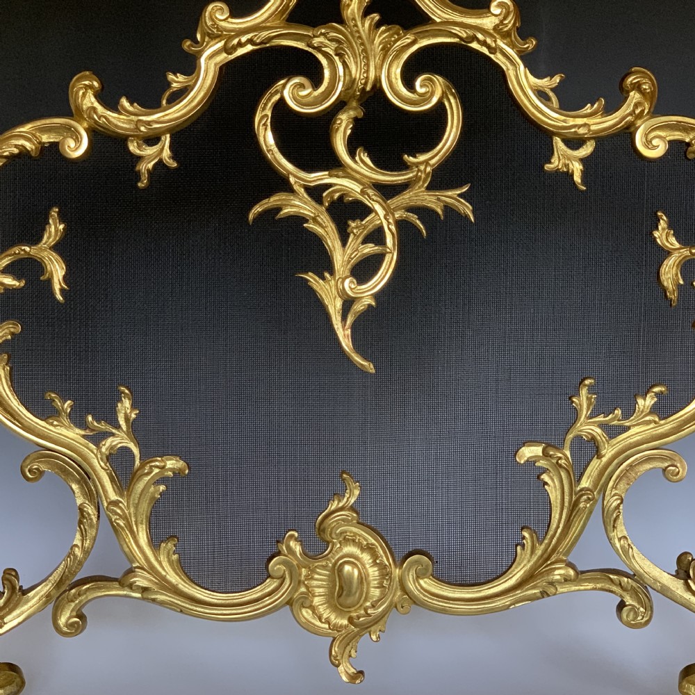 Fine French Fire Screen Ormolu Firescreen View III