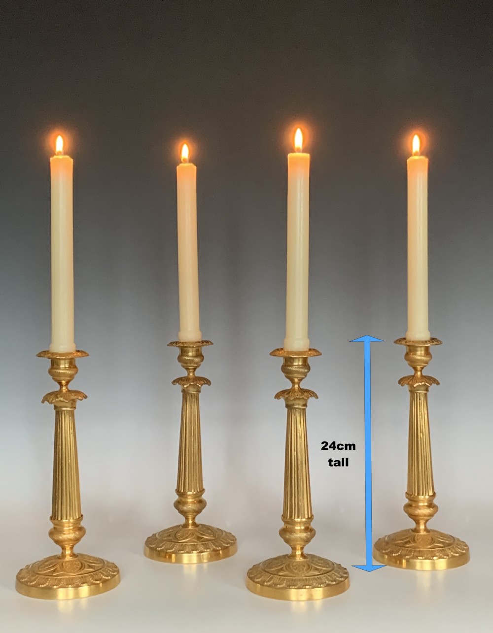 Charles X Ormolu Candlesticks View III