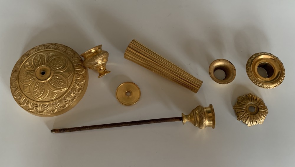 Charles X Ormolu Candlesticks View IV