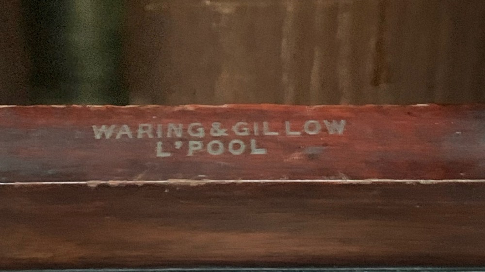 Antique Waring & Gillow Ltd Liverpool Mahogany ‘Grandmother’ Longcase Clock In Georgian Style View IX