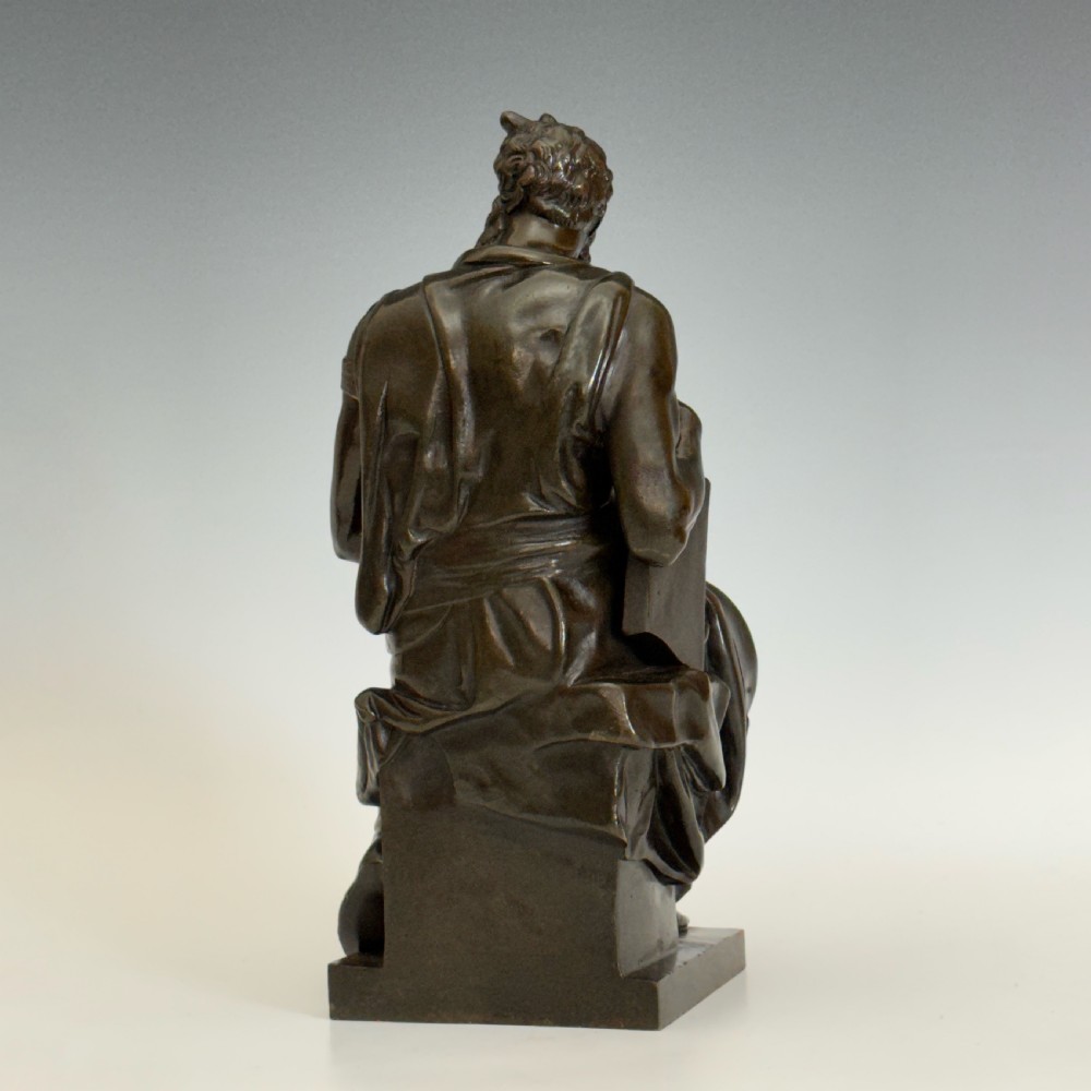 Antique 19th Century Bronze Figure of Moses View VII