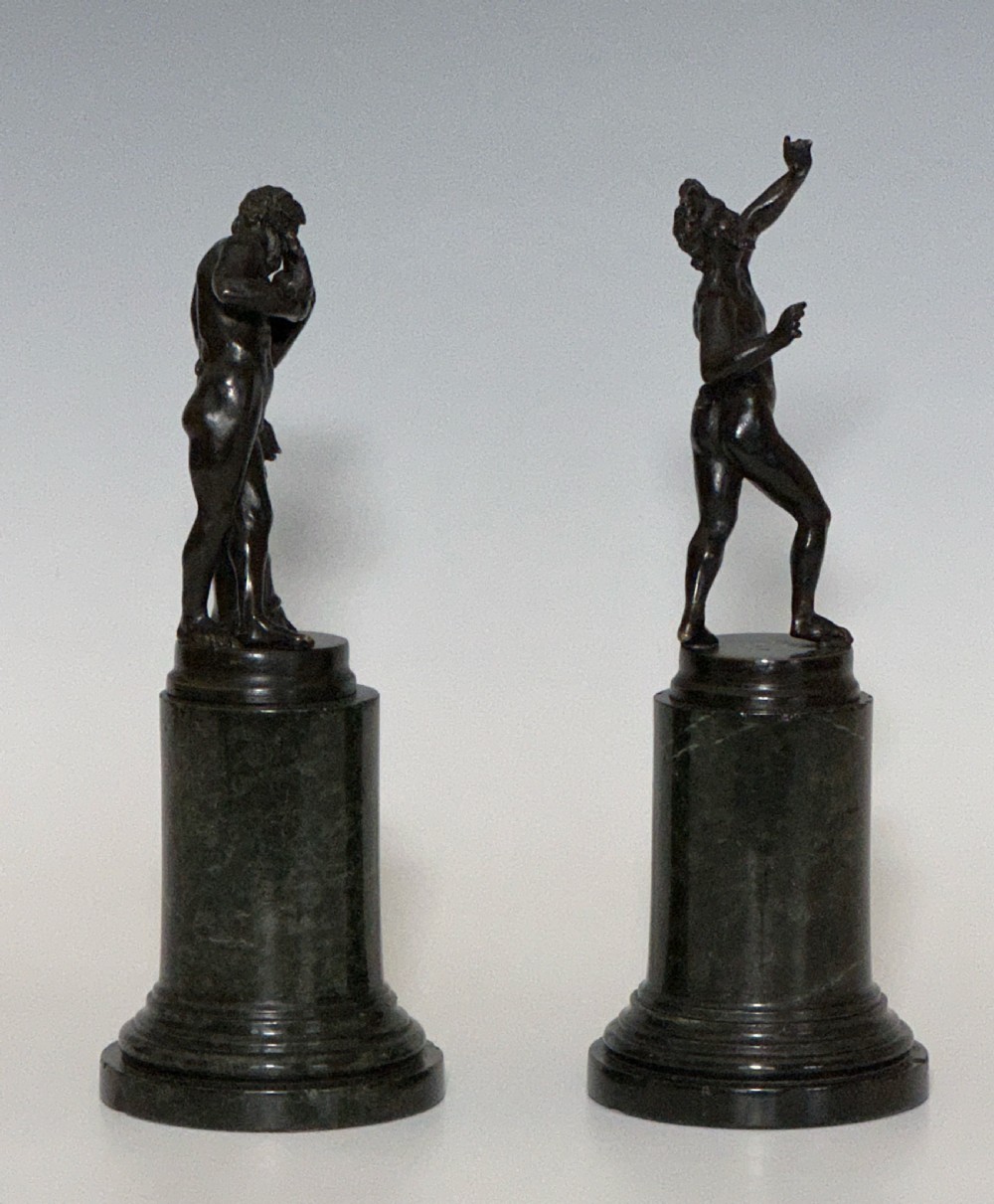Grand Tour Bronze Dancing Faun & Silenus Dionysus View III