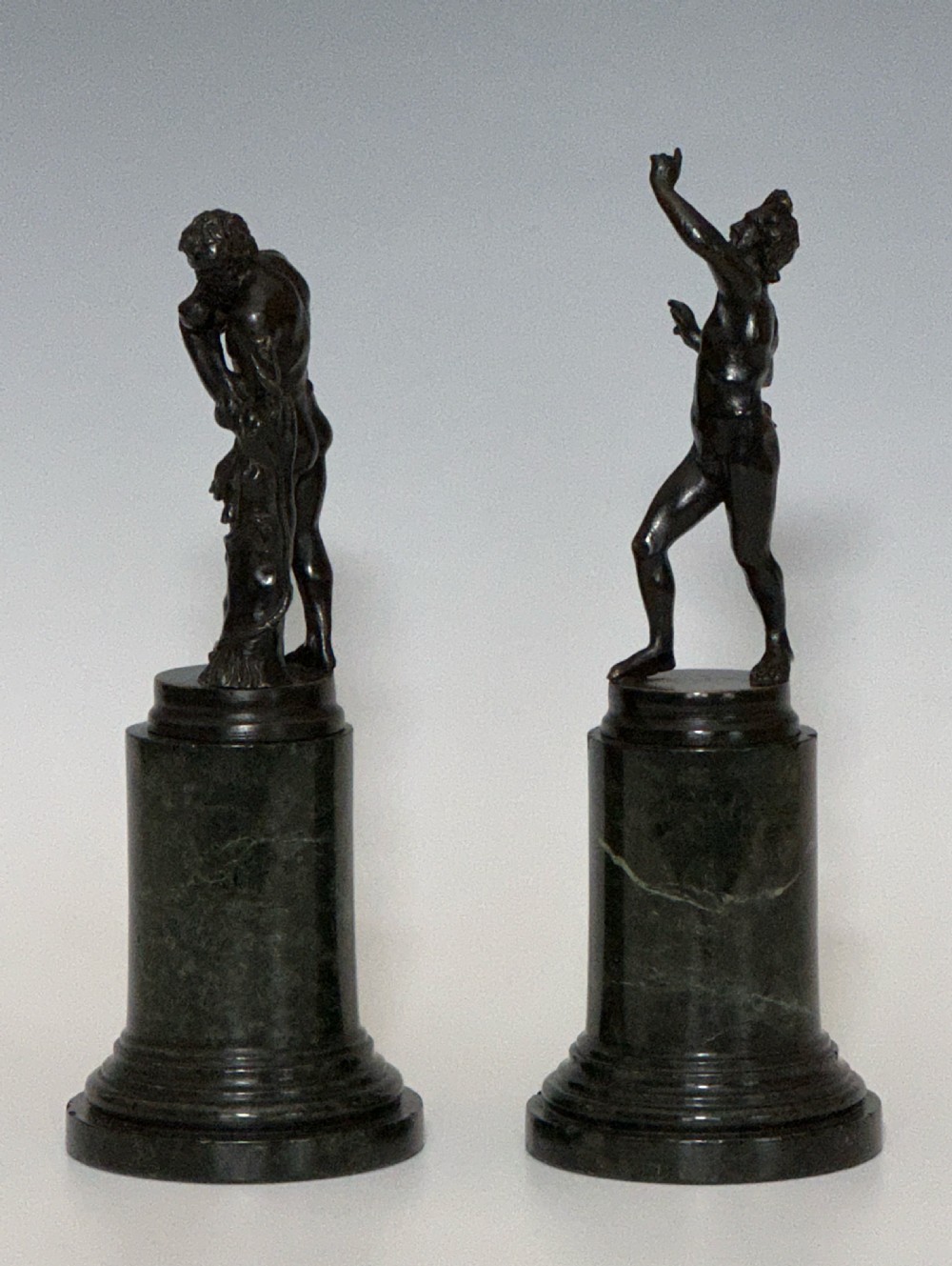Grand Tour Bronze Dancing Faun & Silenus Dionysus View V