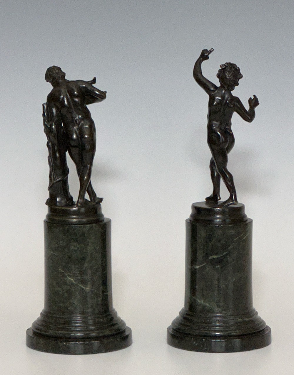 Grand Tour Bronze Dancing Faun & Silenus Dionysus View VI