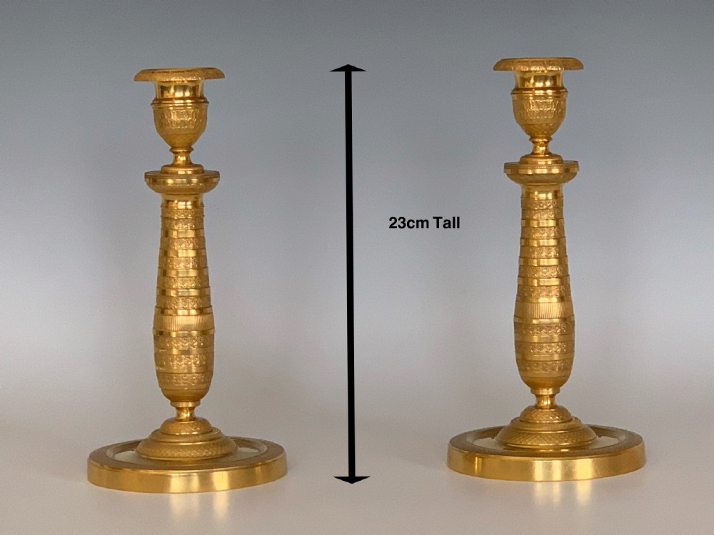 Charles X Ormolu Candlesticks View V