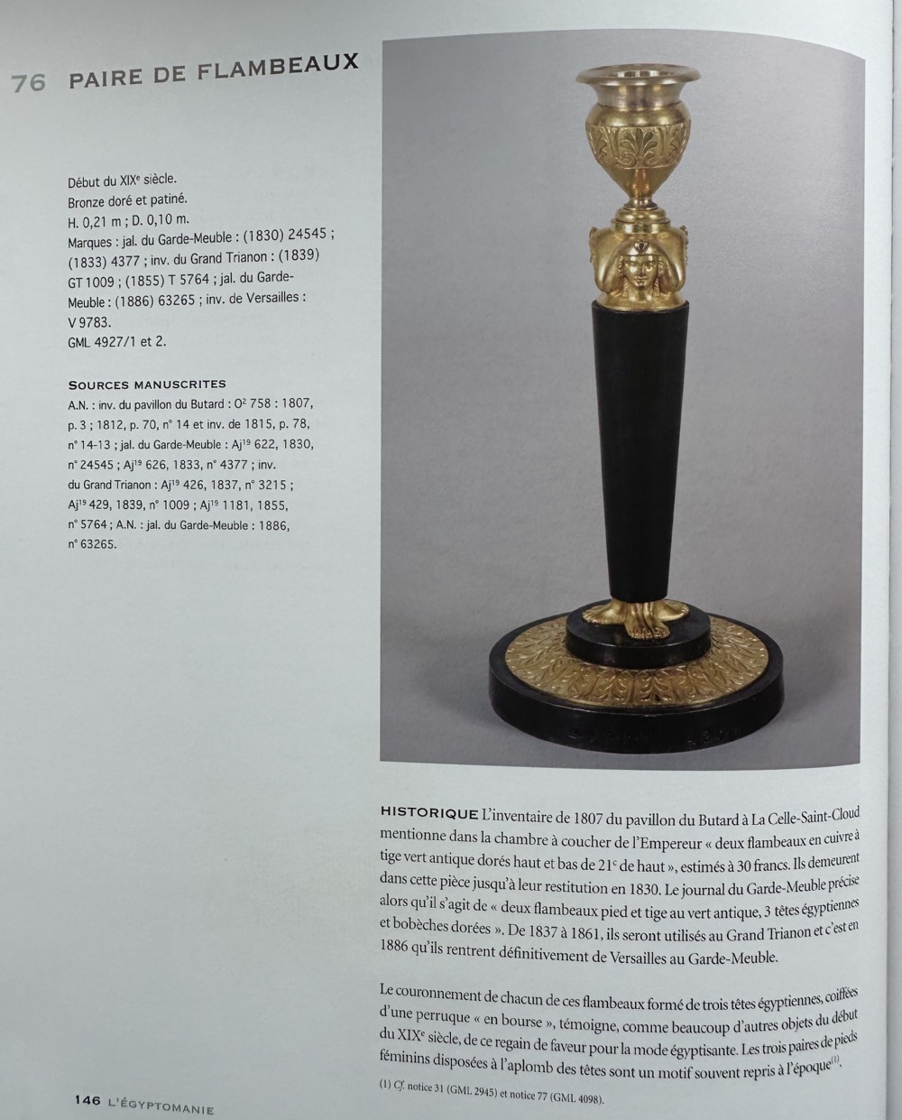 French Empire Candlesticks Claude Galle View VII