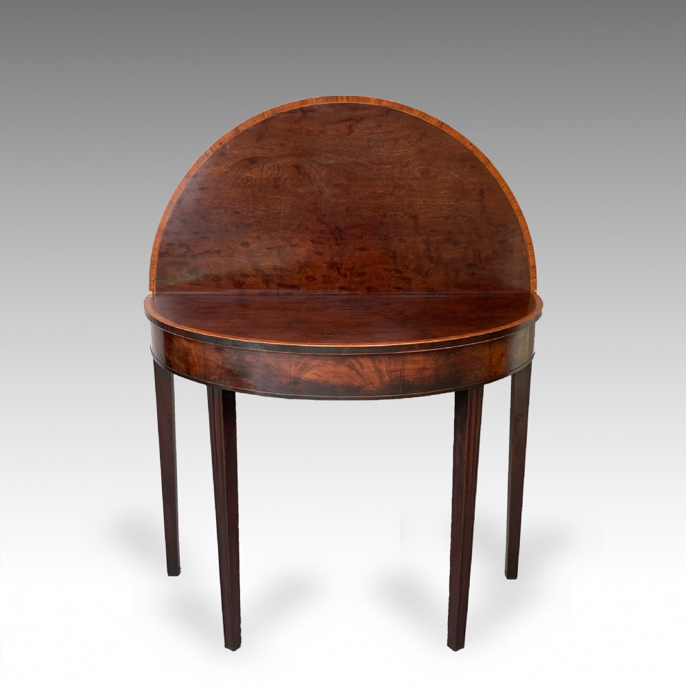 Antique Mahogany Georgian Tea Table View IV