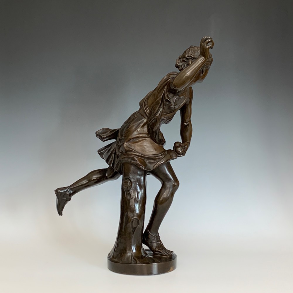 Pair of Late 19th Century French Bronze Figures Hippomène & Atalante View VIII