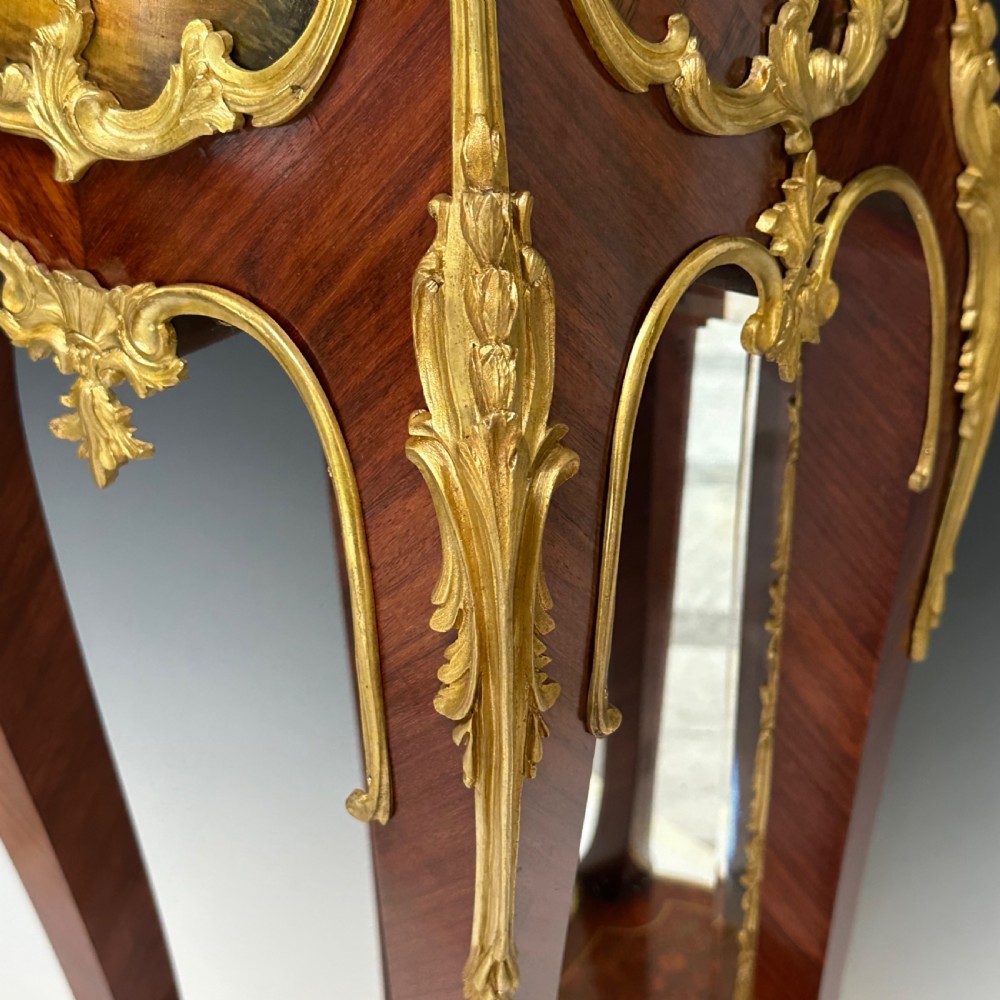 Louis XVI style Kingwood Ormolu Mounted Pedestal View III