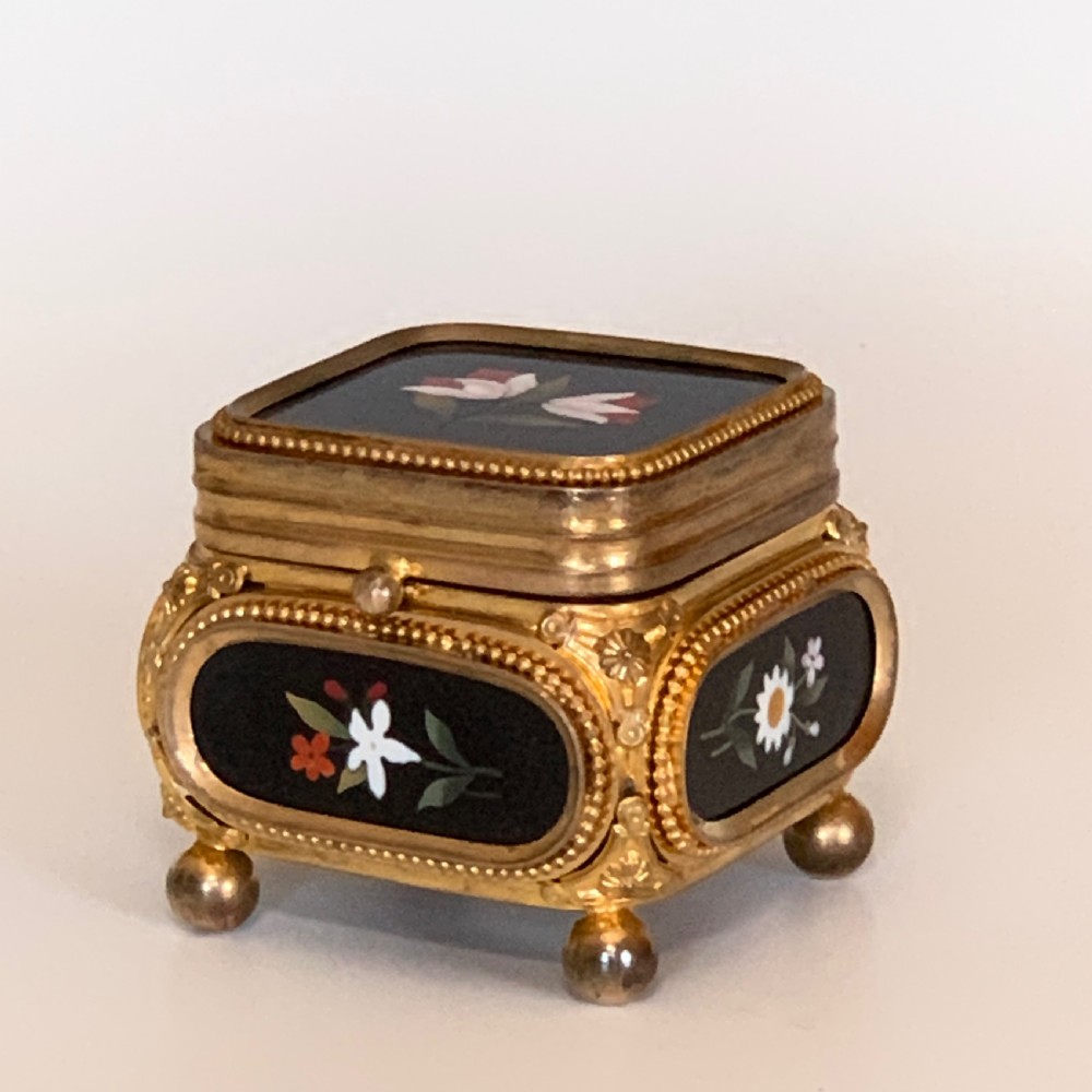 Florentine Pietra Dura Casket of Small Size View III