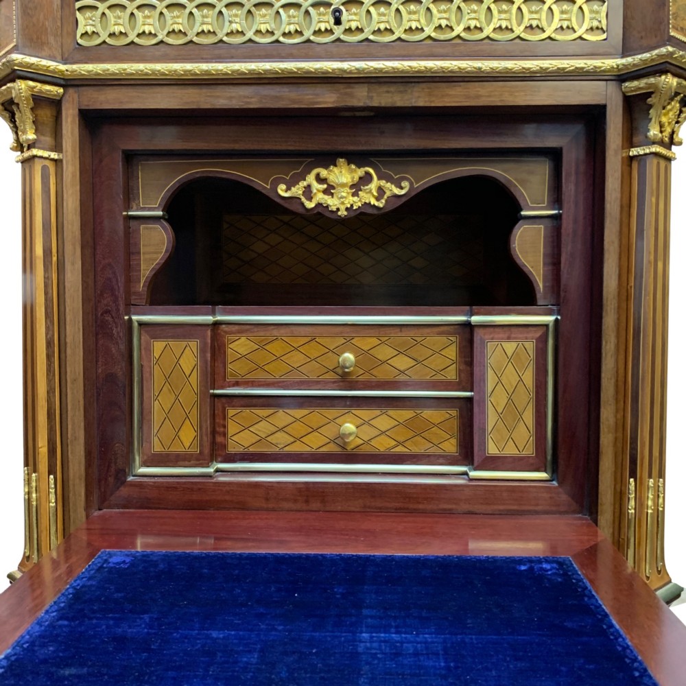 Maison Krieger French Marquetry Inlaid Secretaire Semanier View III