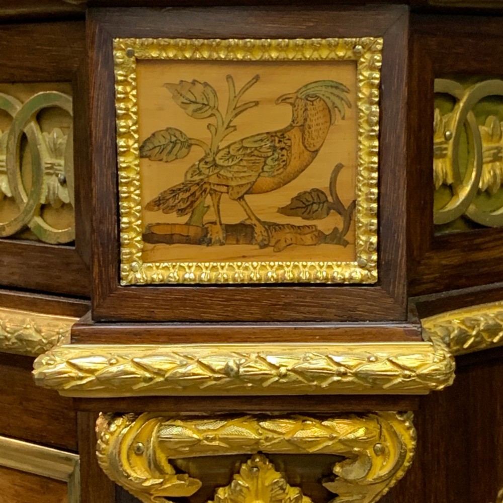 Maison Krieger French Marquetry Inlaid Secretaire Semanier View V