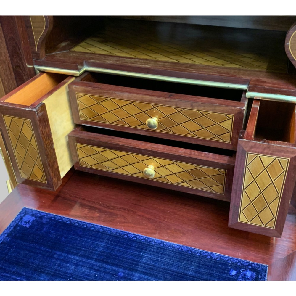 Maison Krieger French Marquetry Inlaid Secretaire Semanier View VI