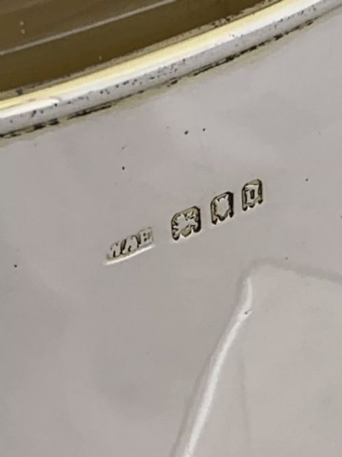 STERLING SILVER HIP FLASK SPIRIT FLASK 1919 LONDON W A ELLWICK LTD HUNTING - ADDITIONAL PHOTO 5
