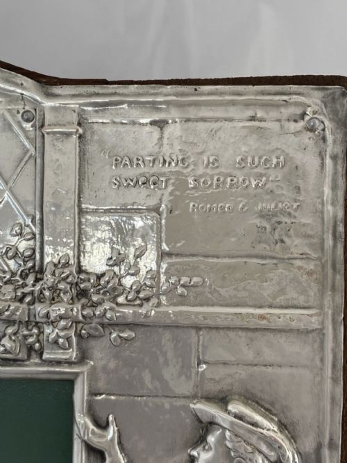 STERLING SILVER PHOTOGRAPH FRAME 1928 ROMEO JULIET SHEFFIELD ANTIQUE GIFT RARE - ADDITIONAL PHOTO 6