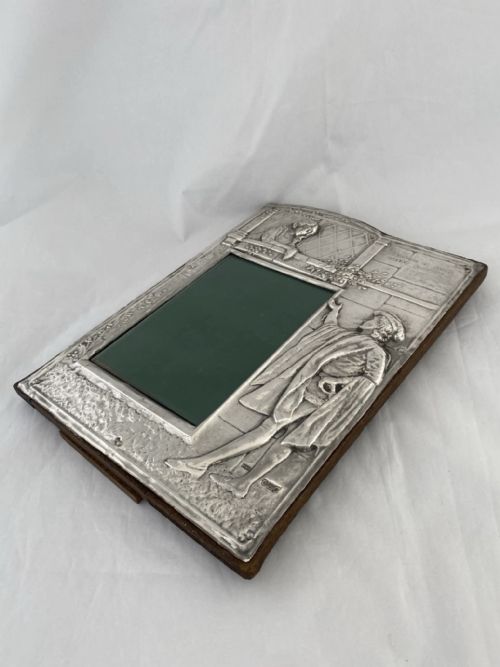 STERLING SILVER PHOTOGRAPH FRAME 1928 ROMEO JULIET SHEFFIELD ANTIQUE GIFT RARE - ADDITIONAL PHOTO 10