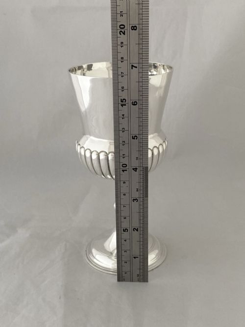 ANTIQUE STERLING SILVER GOBLET GEORGE III LONDON 1797 THE YEAR OF NO DATE LETTER - ADDITIONAL PHOTO 1