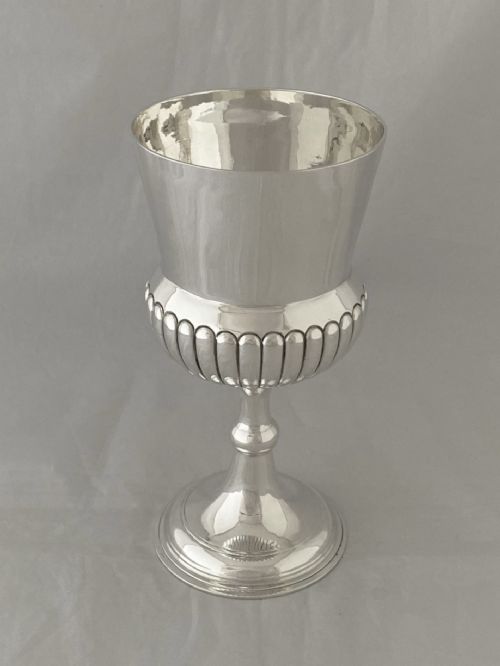 ANTIQUE STERLING SILVER GOBLET GEORGE III LONDON 1797 THE YEAR OF NO DATE LETTER - ADDITIONAL PHOTO 8