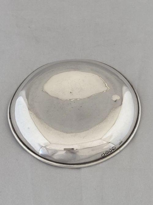 STERLING SILVER JEWELLERY DISH 1883 LONDON JAMES HENNELL ANTIQUE VICTORIAN BOWL - ADDITIONAL PHOTO 6