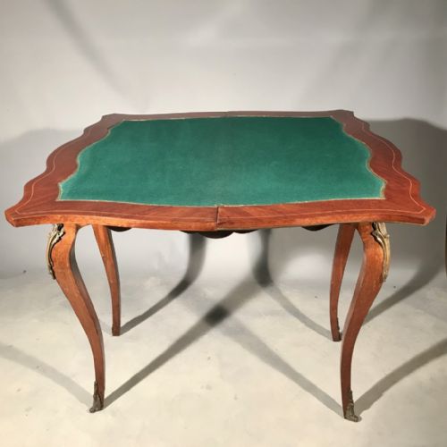 SUPERB FRENCH MARQUETRY INLAID CONSOLE TABLE - ADDITIONAL PHOTO 2