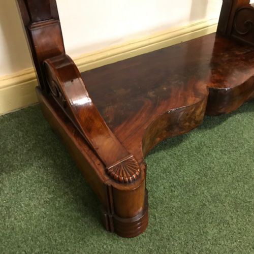 QUALITY FRENCH EMPIRE CONSOLE TABLE WITH MARBLE - ADDITIONAL PHOTO 6