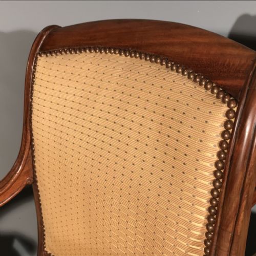 PAIR OF FRENCH EMPIRE ARMCHAIRS - ADDITIONAL PHOTO 1