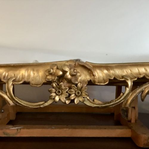 LATE C18TH FRENCH GILT MIRROR - ADDITIONAL PHOTO 4