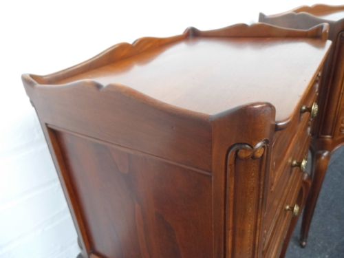 PAIR OF FRENCH CHERRY WOOD CABINETS - ADDITIONAL PHOTO 3