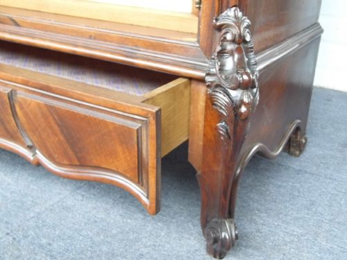 FRENCH ROSEWOOD ARMOIRE - ADDITIONAL PHOTO 2